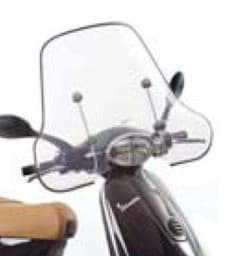 Zeige Details für Windschutzscheibe Vespa ET, halbhoch, klar, Original Bild von Windschutzscheibe Vespa ET, halbhoch, klar, Original