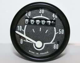 Zeige Details für Tachokopf 48mm, 60 km/h, Transval, schwarz Bild von Tachokopf 48mm, 60 km/h, Transval, schwarz