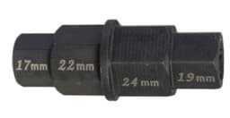 Zeige Details für Achsschlüssel mit 4 Schlüsselweiten (17/19/22/24mm) Bild von Achsschlüssel mit 4 Schlüsselweiten (17/19/22/24mm)