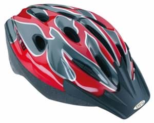 Bild von Jugendhelm Casco Python, Farbe Surf Red/Silver, Grösse 52-58cm