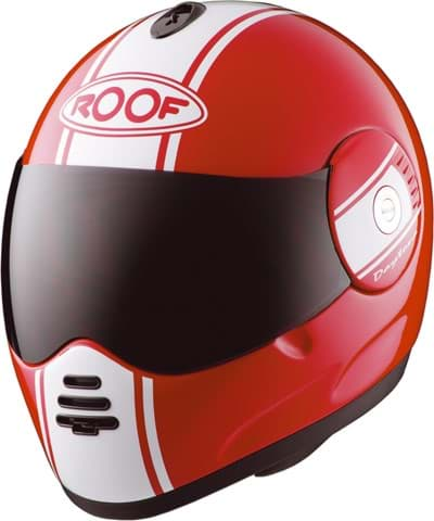 Bild von Helm Roof Diversion RO10 Daytona, Farbe Rot/Deko Weiss