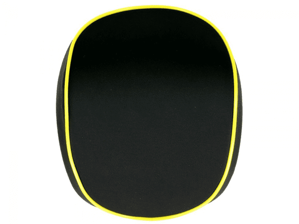 Bild von Rückenpolster Vespa Elettrica, schwarz/gelb