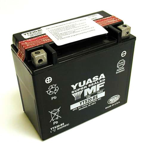 Bild von AGM-Batterie Yuasa YTX20-BS, wartungsfrei