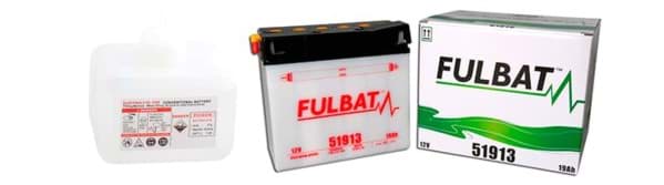 Bild von Blei-Säure-Batterie Fulbat 51913, mit Säurepaket