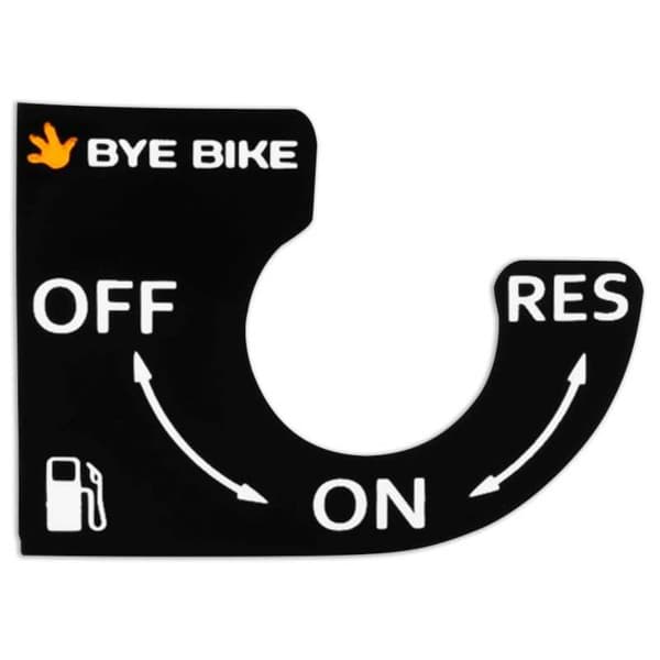 Bild von Aufkleber on-off-res Bye Bike Retro (Benzinhahn), Original