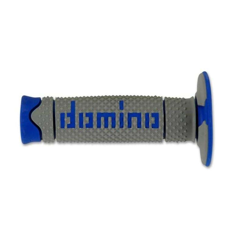 Bild von Lenkergriffe Domino Cross, Grau/Blau 