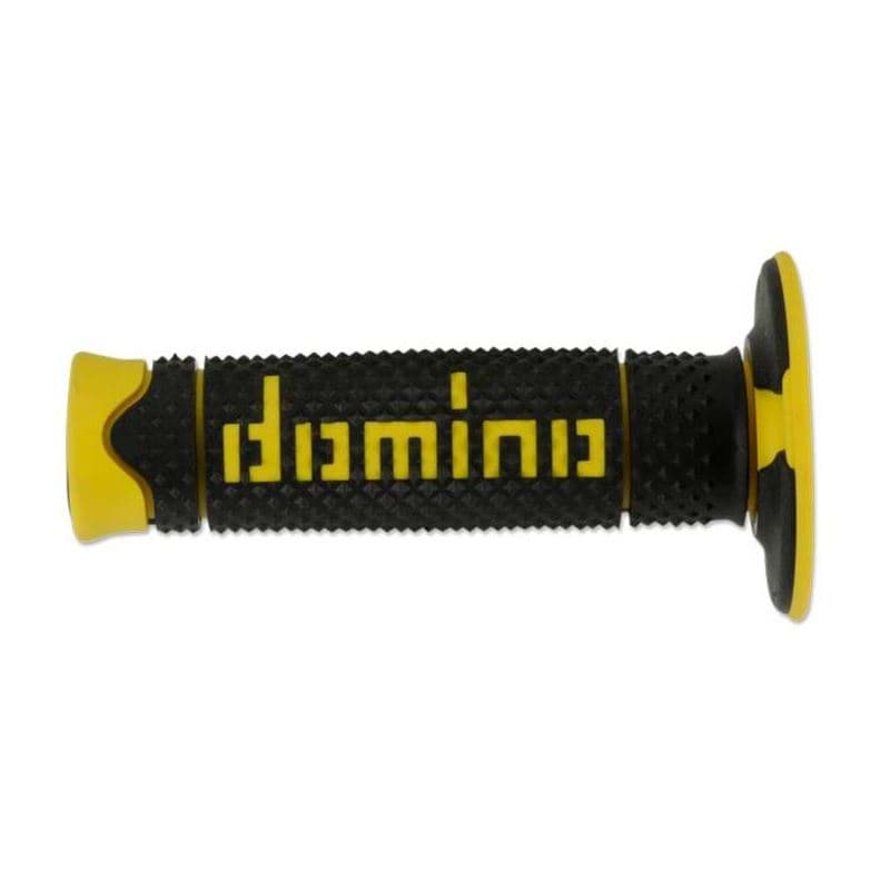 Bild von Lenkergriffe Domino Cross, Schwarz/Gelb (Paar)