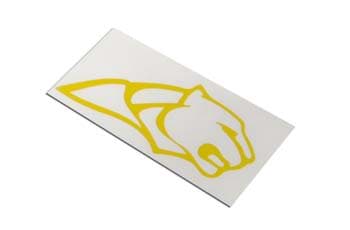 Bild von Sticker Jaguar, gelb, 10cm