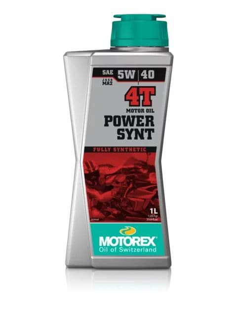 Bild von Motorex Power Synt 4T, SAE 5W/40, Fully Synthetic, 1 Liter