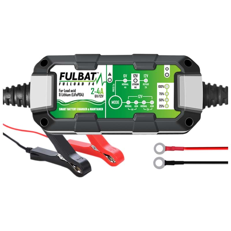 Bild von Batterieladegerät Fulbat FULLOAD F4, 6-12V/2-4A, 8 Stufen, 4-80Ah