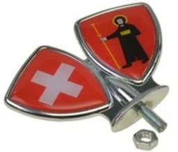Bild von Schutzblech-Emblem/Zierwappen Glarus