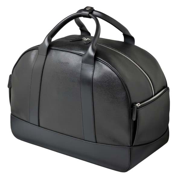 Bild von  Premium Leder-Gepäcktasche Vespa, hinten, schwarz
