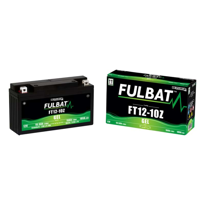 Bild von Gel-Batterie Fulbat FT12-10Z, geladen (Zontes 125, 310)