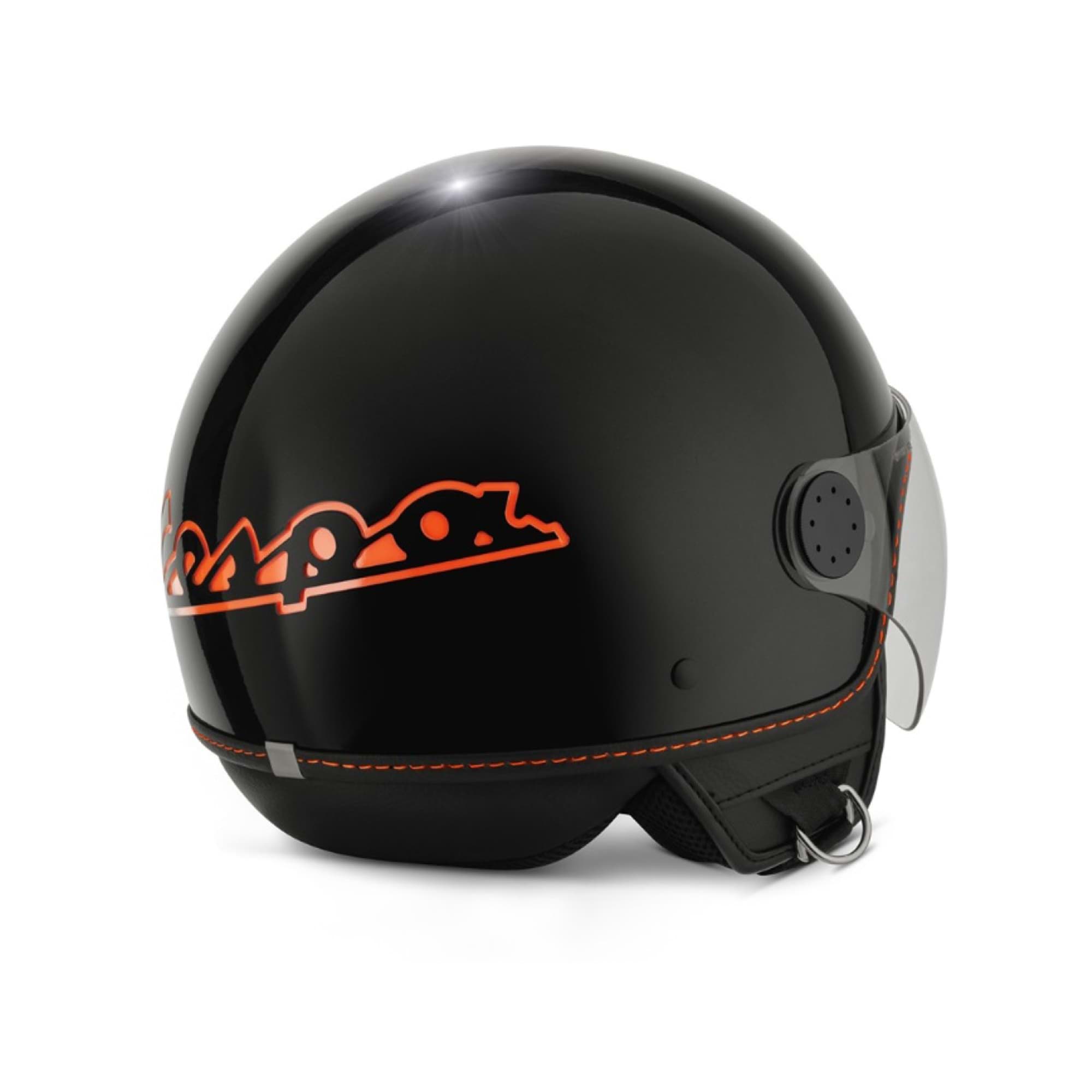Immagine di Jethelm Vespa Visor 4.0, Farbe Nero Convinto glanz (XN2)