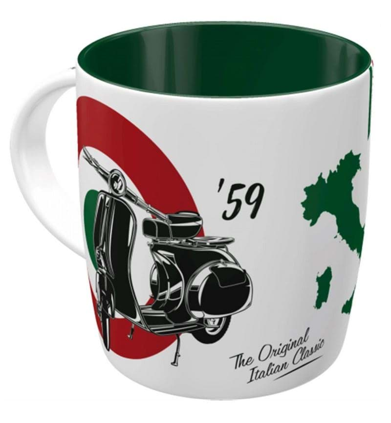 Bild von Tasse "Vespa - The Italian Classic", 8x8cm, 330ml