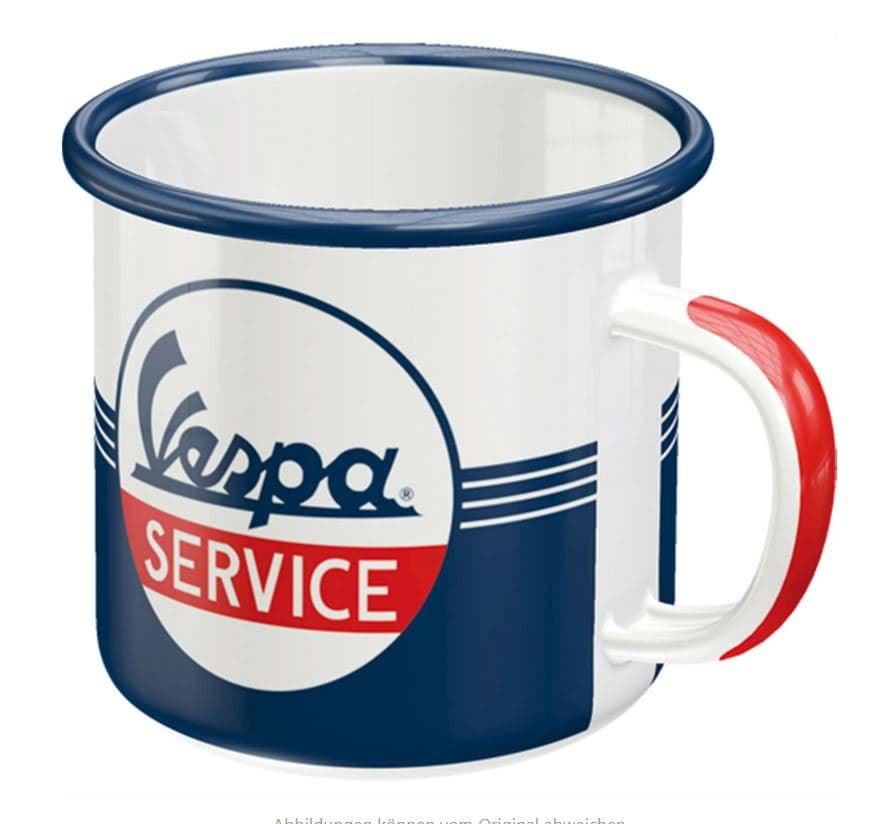 Bild von Tasse "Vespa Service", 8x8cm, 360ml