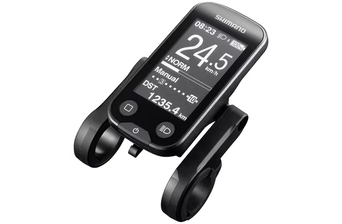 Bild von Display Shimano STEPS SC-E6100 SD50, Anschluss 25.4 mm/31.8mm, mit Halter