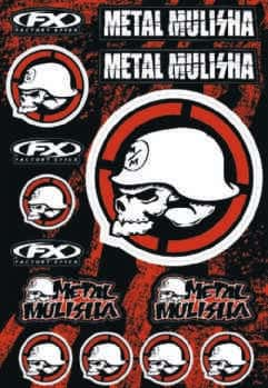 Bild von Aufkleberset FX Metal Mulisha #2", 50 x 35cm"