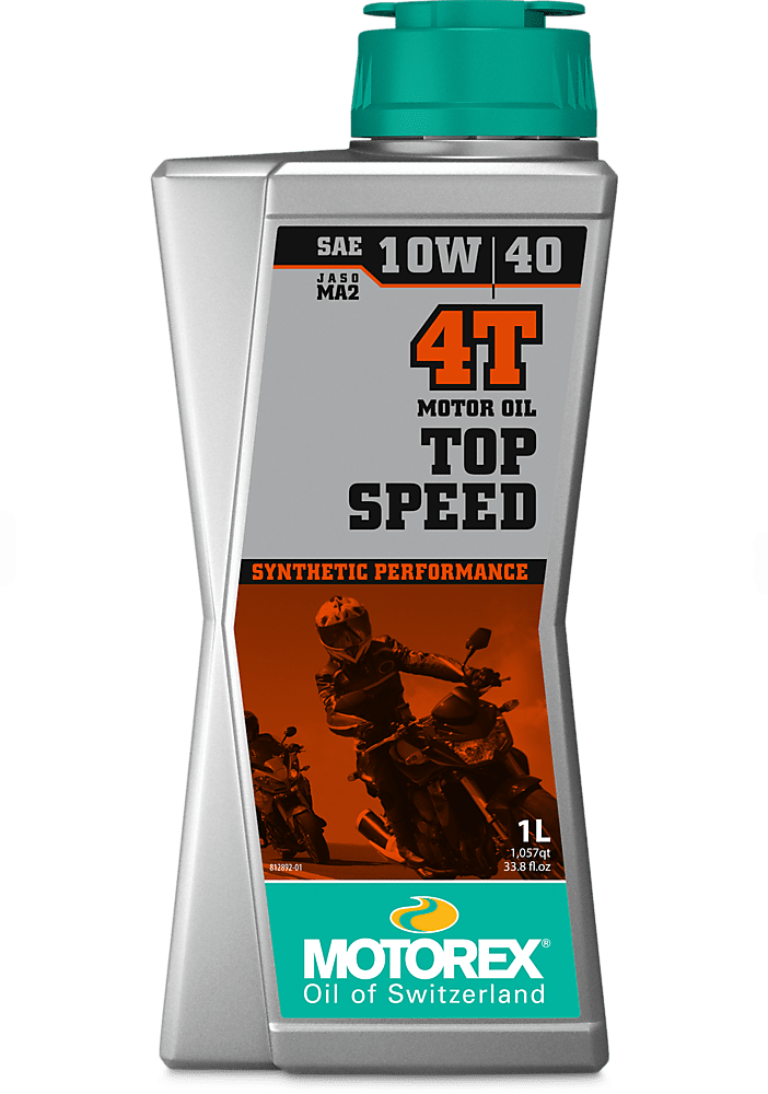 Bild von Motorex Top Speed 4T, SAE 10W/40, Synthetic, 1 Liter