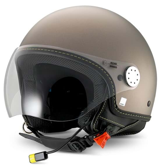 Bild von Jethelm Vespa Visor 4.0 BT "Super Tech", Farbe Grigio Ottimista matt (G22)