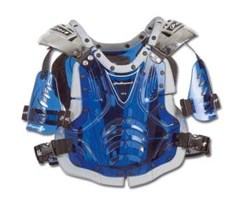 Bild von Brustpanzer Polisport, Clear/Blau