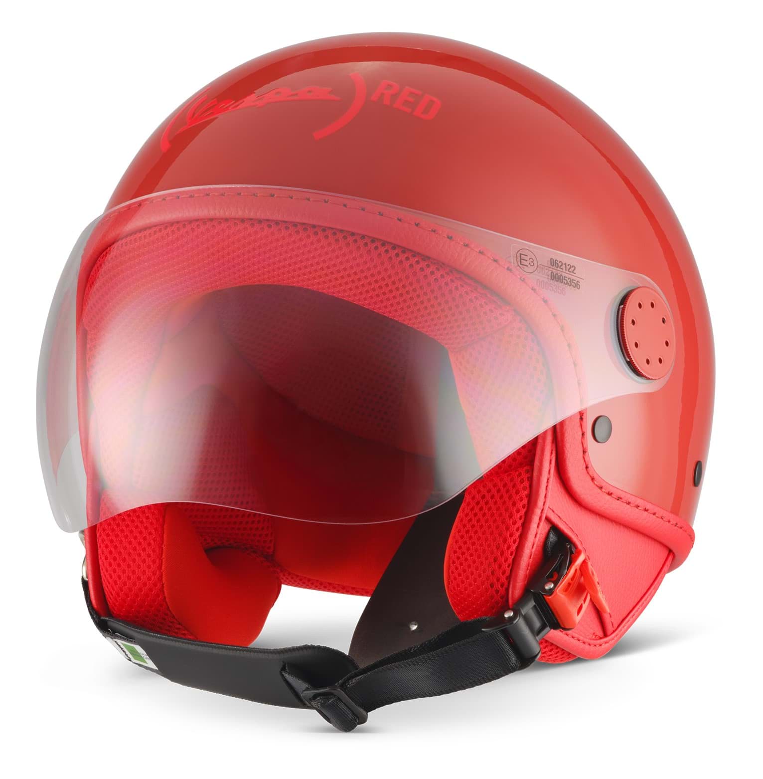 Bild von Jethelm Vespa Visor 4.0 E6 "RED", Farbe Rot 894 (R7)