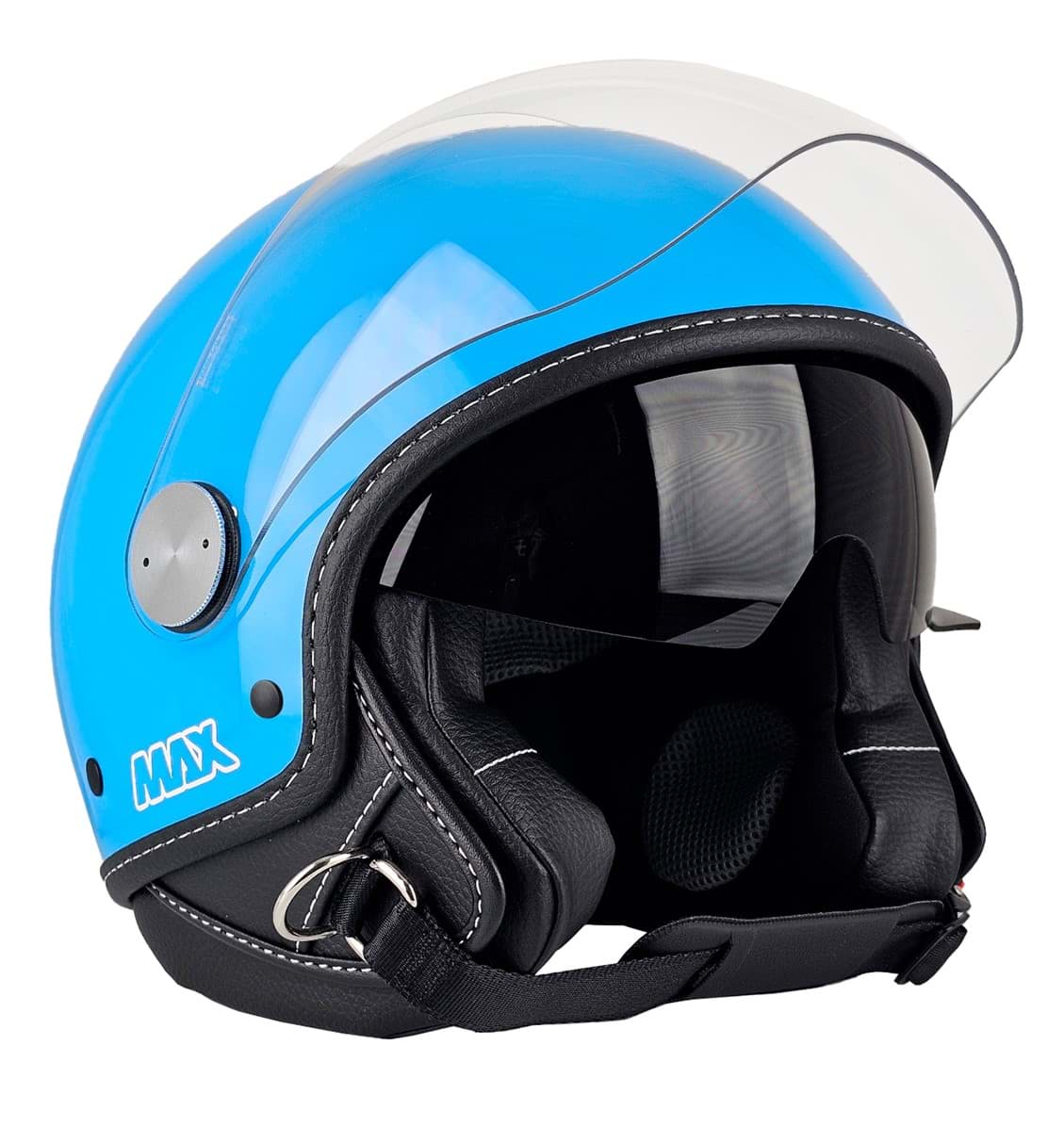Bild von Jethelm New Max DJet J DV, Azzurro Lucido (Hellblau glanz)