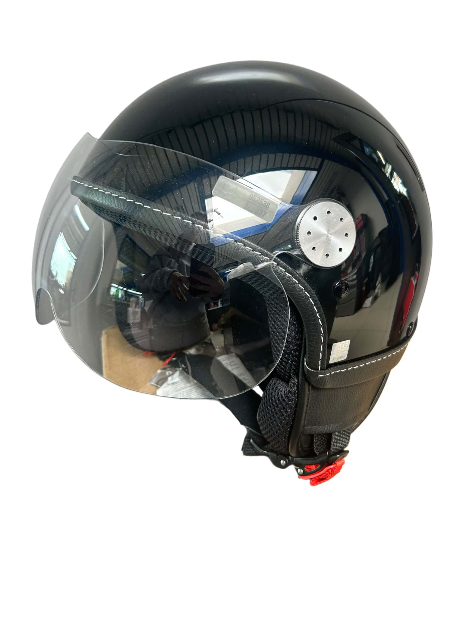 Bild von Jethelm Vespa Visor 1.0, Farbe Schwarz glanz, Grösse L (59-60cm)