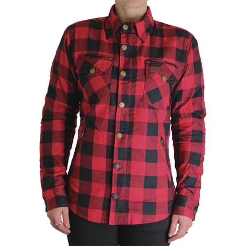 Bild von "Damen-Protective Shirt 2" moto eleven, Bordeaux/Dark Blue
