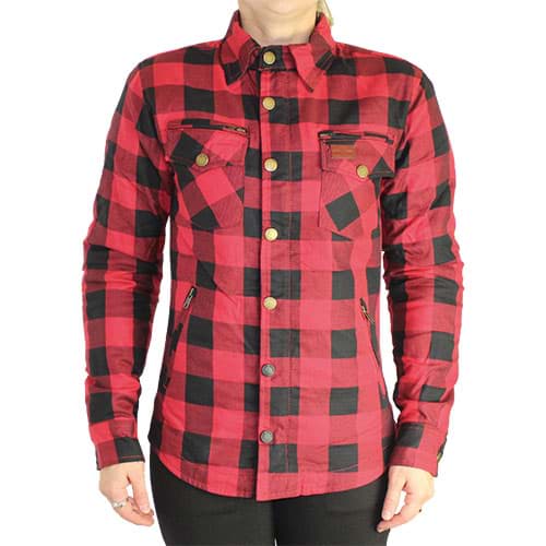 Bild von "Damen-Protective Shirt 2" moto eleven, Red/Black