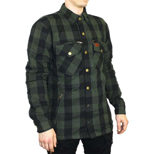 Bild von "Herren-Protective Shirt 2" moto eleven, Green-Black