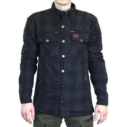 Bild von "Herren-Protective Shirt 2" moto eleven, Dark Grey/Black