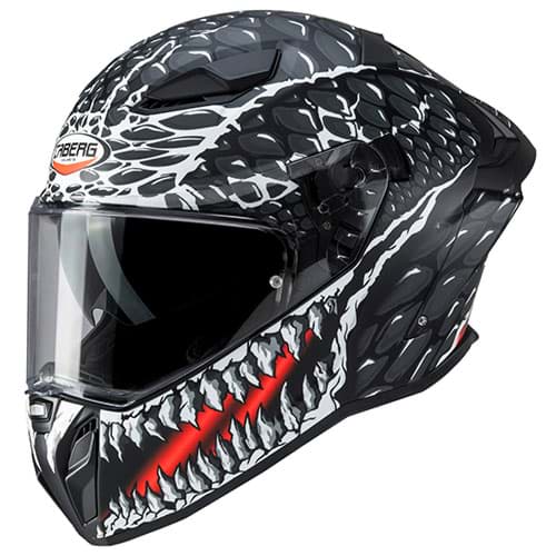 Bild von Integralhelm Caberg Drift Evo II Crok, Farbe Schwarz/Anthrazit/Rot matt