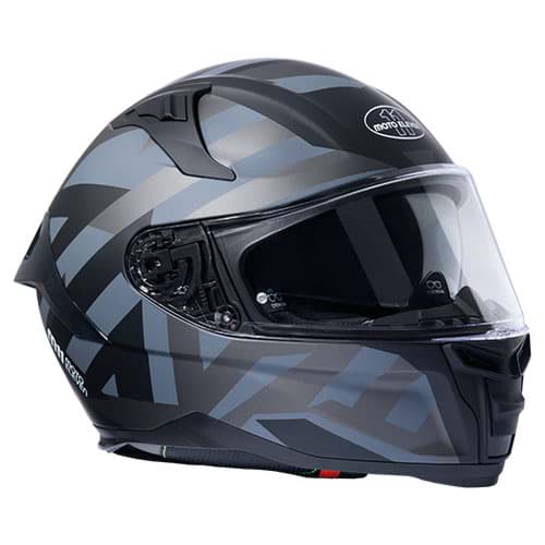 Bild von Integralhelm Moto Eleven Pace, Farbe Schwarz/Grau matt