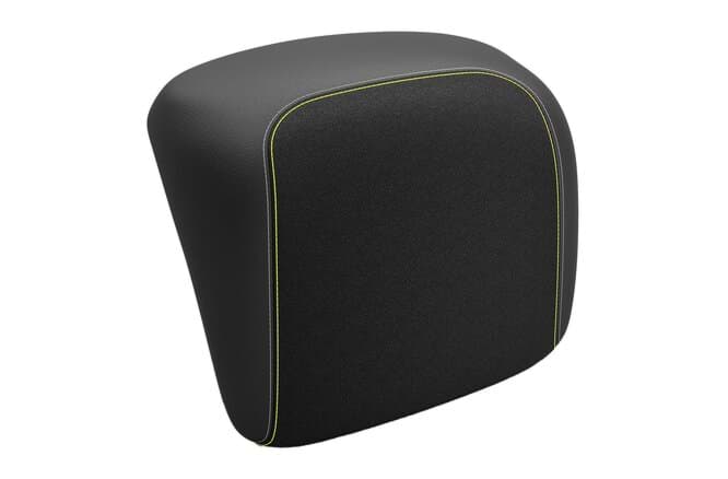 Bild von Rückenpolster zu Top-Case Piaggio Vespa GTS 125 Supertech RST/300 Supertech RST/310 Supertech, Schwarz/Grüne Nähte