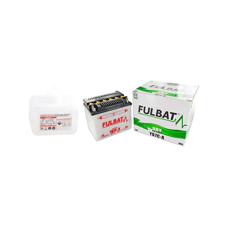 Immagine di Batteria al piombo acido Fulbat YB7C-A/FB7C-A, con pacchetto acido