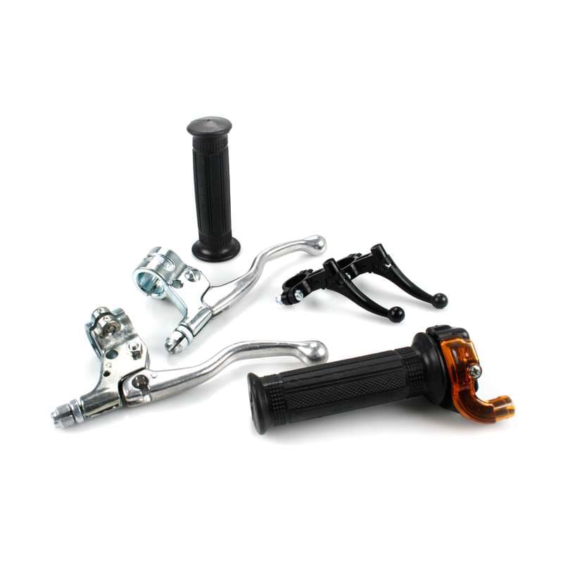 Picture of Grip set Lusito normal gas, plastic, chrome/black