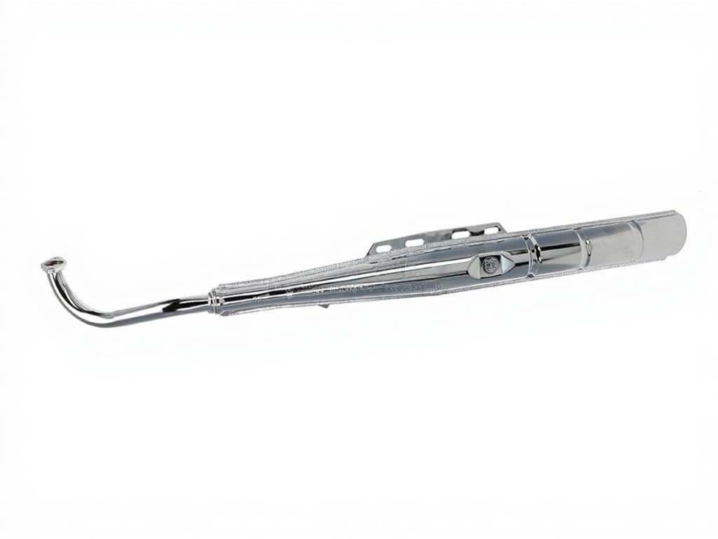 Bild von Auspuff Puch X30 NS/NL handgeschaltet, Original, Ø22mm, 2-Teiler, verschraubt