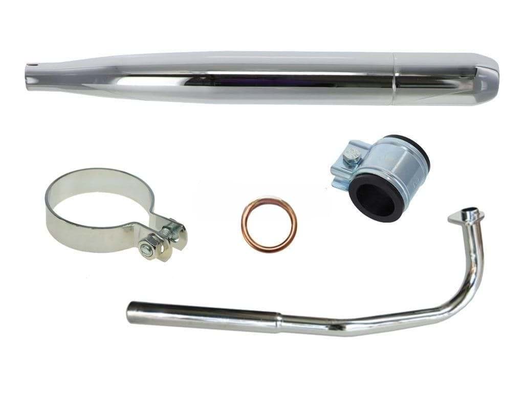 Bild von Auspuff Sachs 503 AB Breitwand, chrom