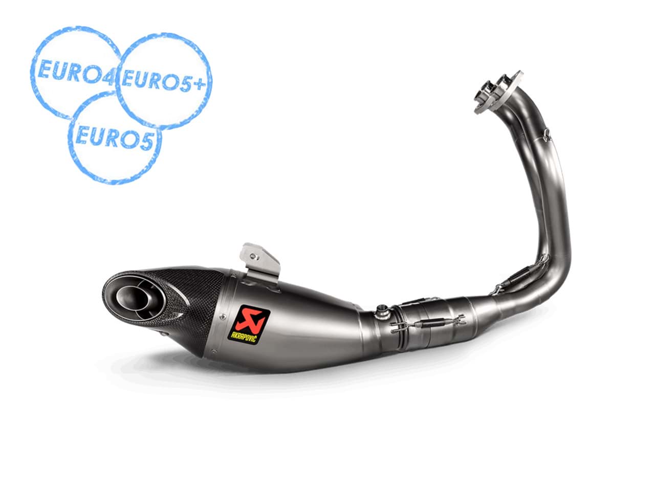 Bild von Komplettanlage Akrapovic Kawasaki Ninja 650/Z650, Racing Line Titanium, inkl. Kat. (2021-2025), mit EG/CH-Genehmigung