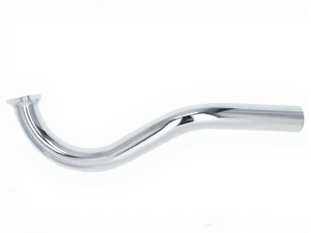 Bild von Flammenrohr Puch Supermaxi LG1/LG2 (Schrägauslass), chrom, 28mm