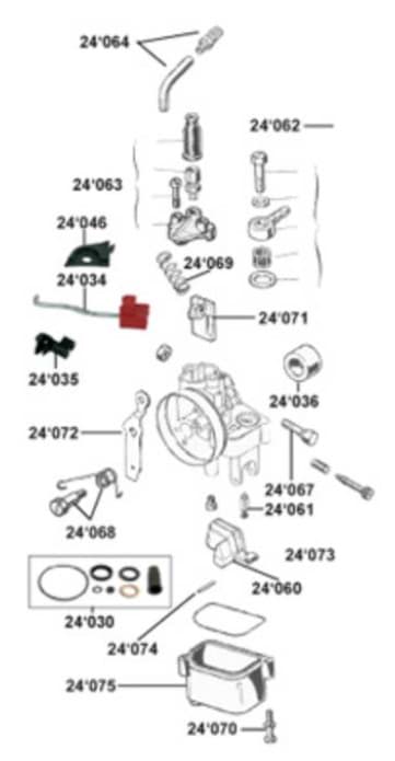 Bild von Dell'Orto Ersatzteile SHA 12/7-13/13