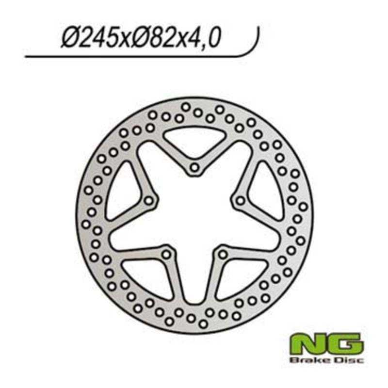 Bremsscheibe NG Brake Disc 245/82/4mm, 5 Loch