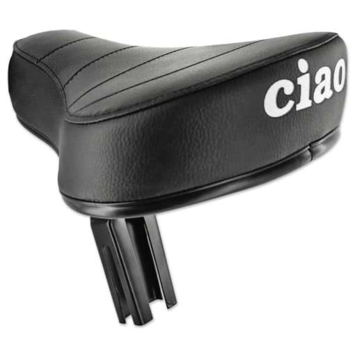 Sattel Piaggio Ciao P (eckiges Sattelstützrohr), schwarz -> 1998, Höhe +5cm