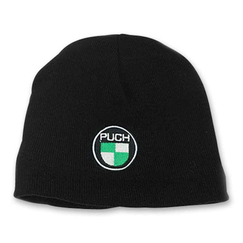 Mütze / Beanie / Kappe mit Puch-Logo, schwarz