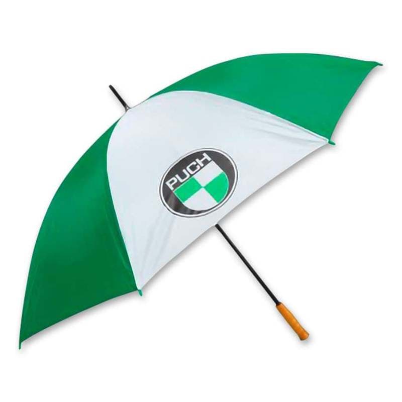 Regenschirm Puch, grün/weiss, Durchmesser 130cm