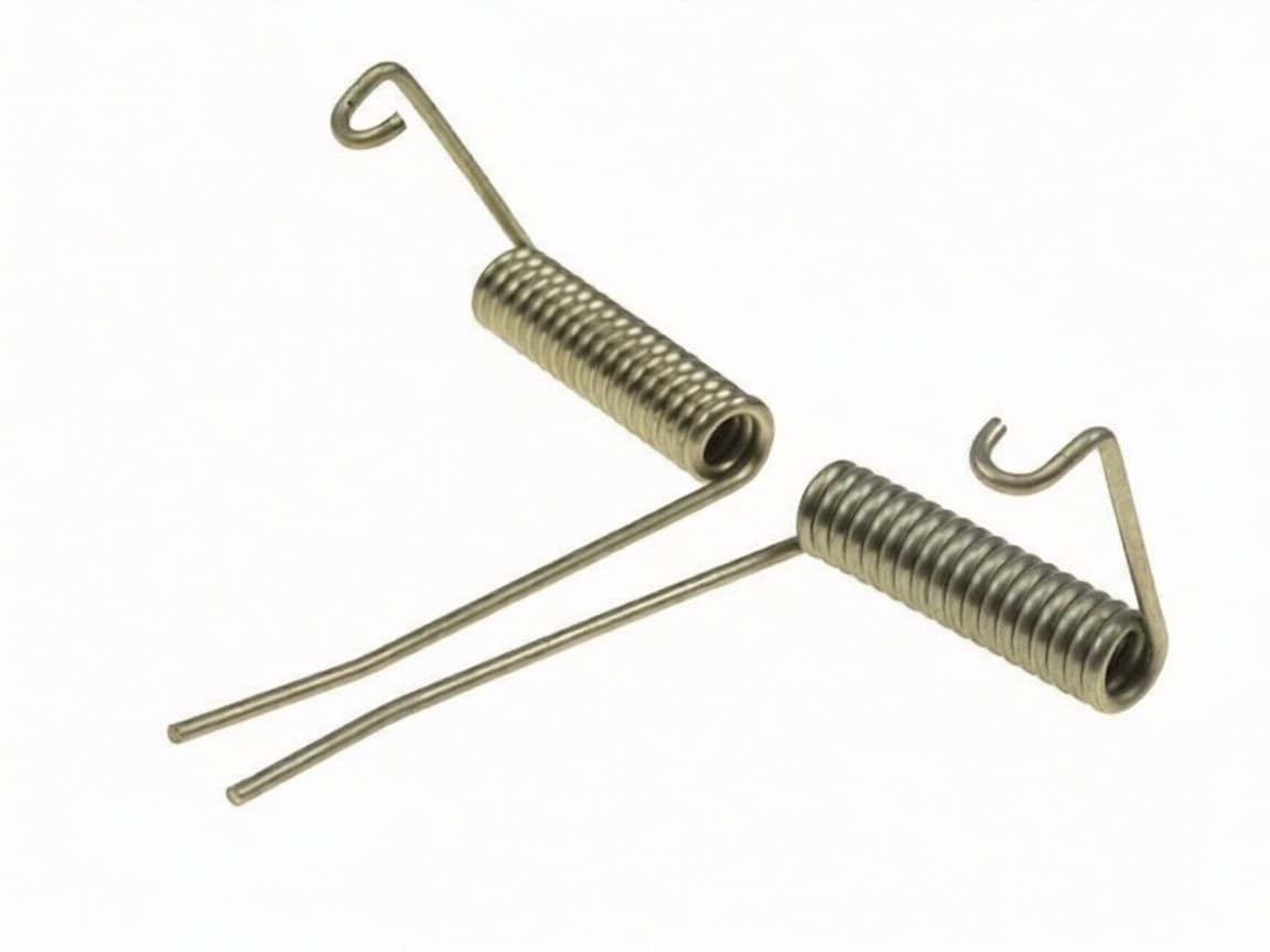 Drehfeder links und rechts für Puch X30 Gepäckträger, Inox (Paar)