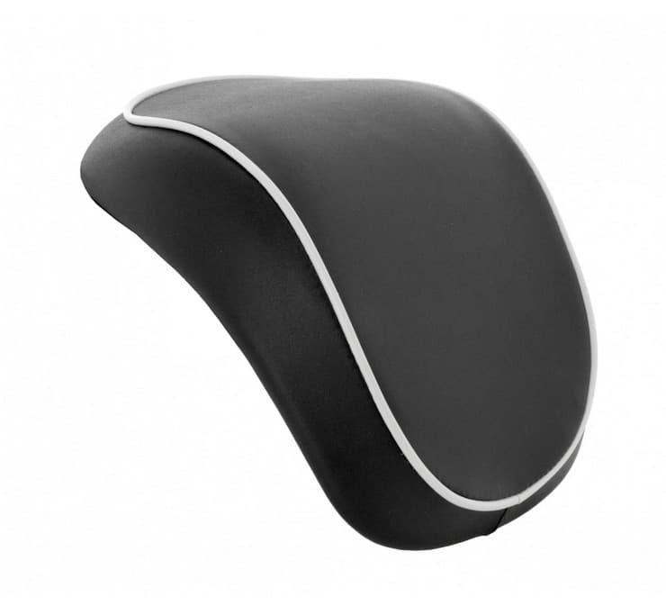 Rückenpolster Vespa Primavera/Sprint, schwarz/weiss