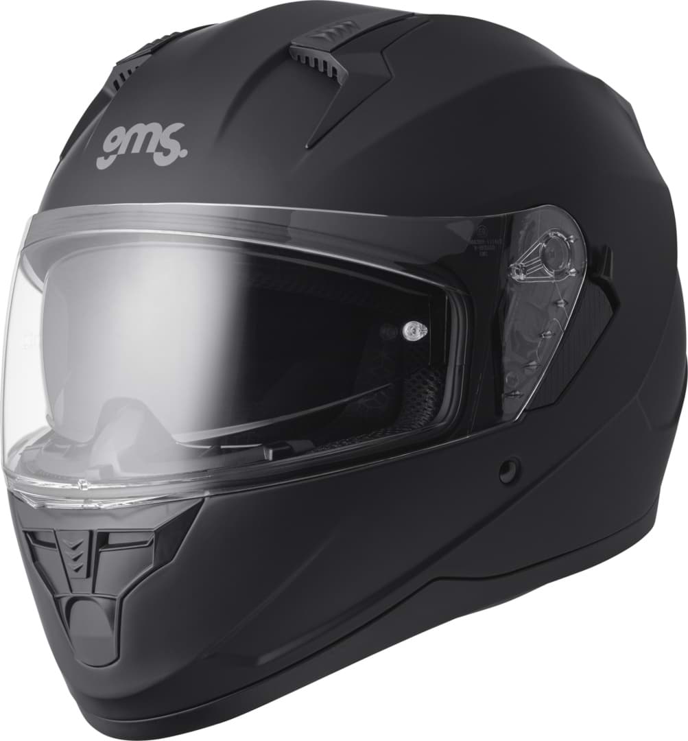 Integralhelm GMS Hexago, Schwarz matt