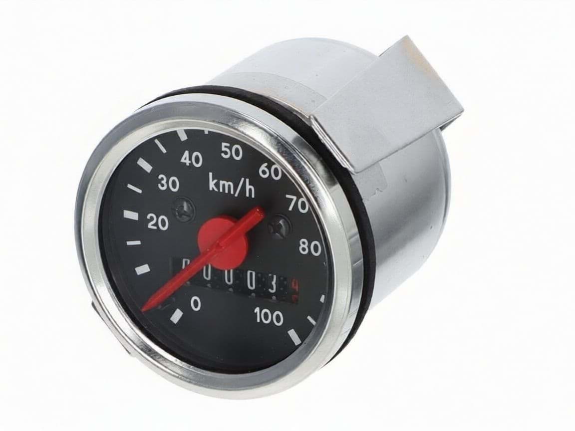 Tachokopf 48mm, 100 km/h, Universal, mit VDO-Anschluss